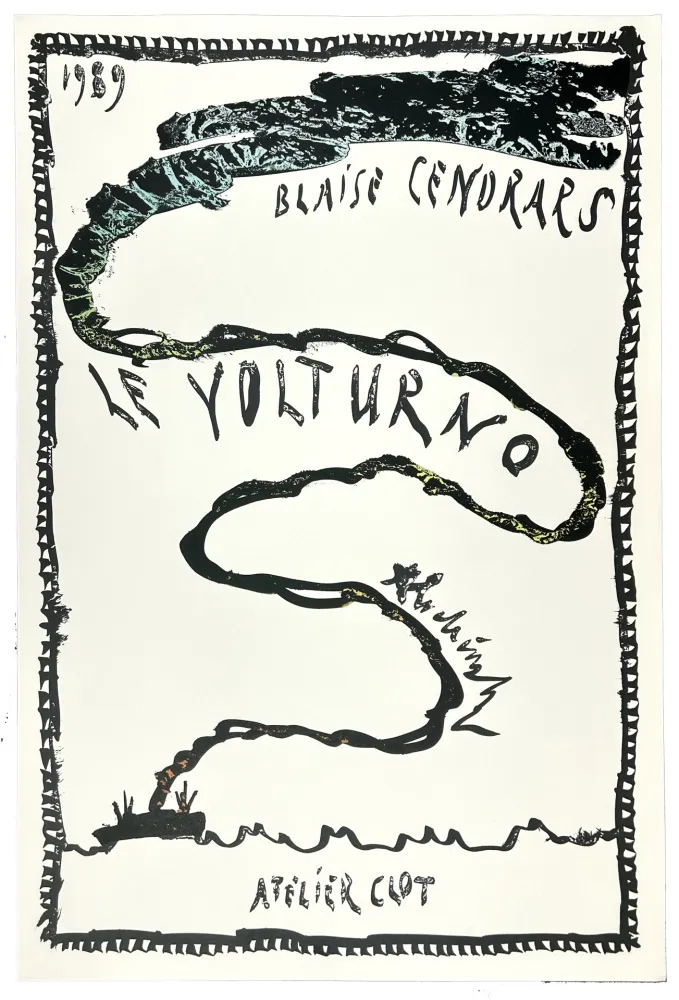 胶版印刷 Alechinsky - Le Volturno (album complet), affiche