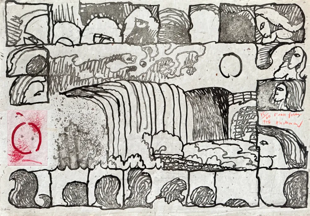 蚀刻版画 Alechinsky - L’eau forte