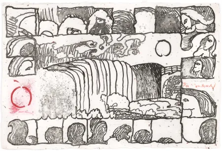 蚀刻版画 Alechinsky - L'eau forte