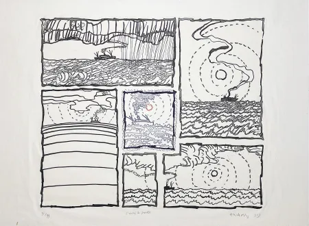 版画 Alechinsky - L'envie de partir