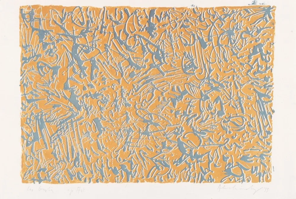 石版画 Alechinsky - Les gestes