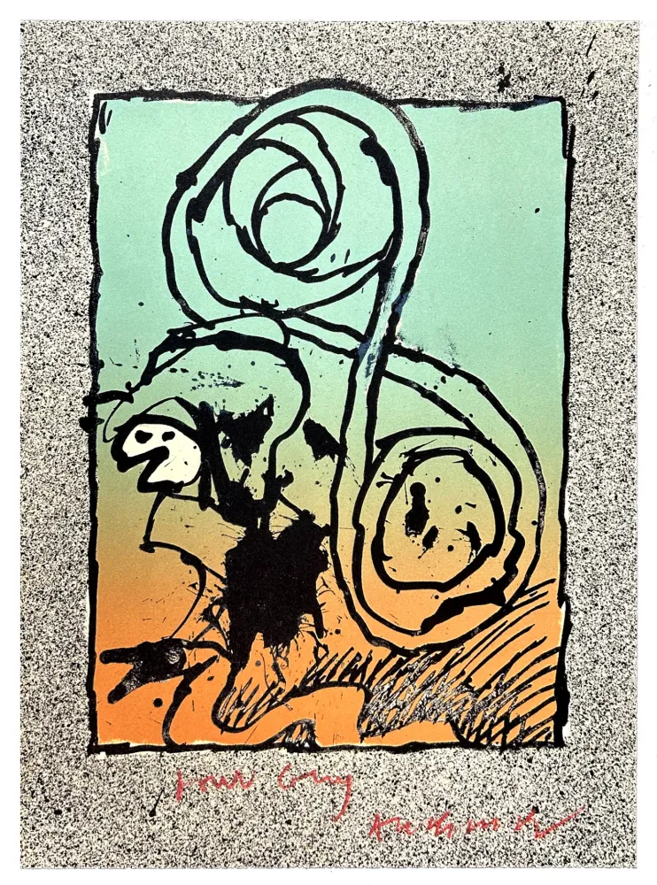 石版画 Alechinsky - Les infeuilletables