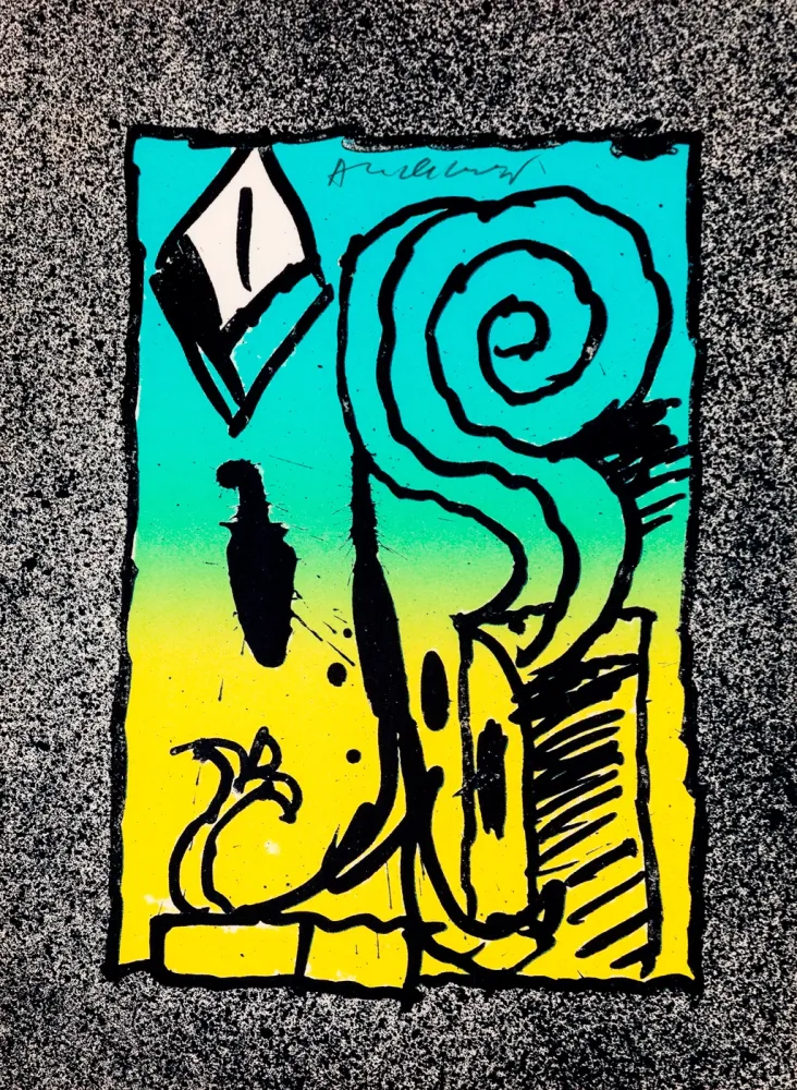 石版画 Alechinsky - Les infeuilletables 