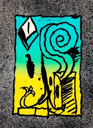 石版画 Alechinsky - Les infeuilletables 