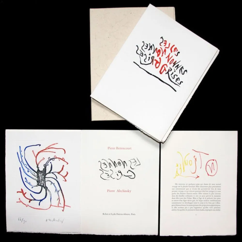 无技术 Alechinsky - Les Nonnes grise