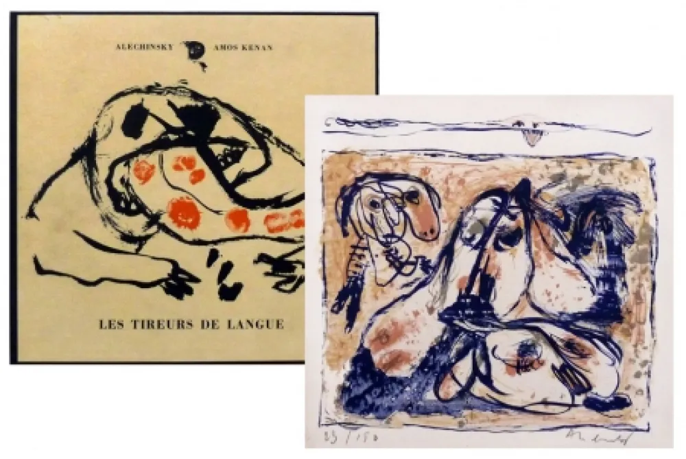 插图书 Alechinsky - Les tireurs de langue