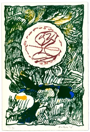 版画 Alechinsky - L'excédante 2