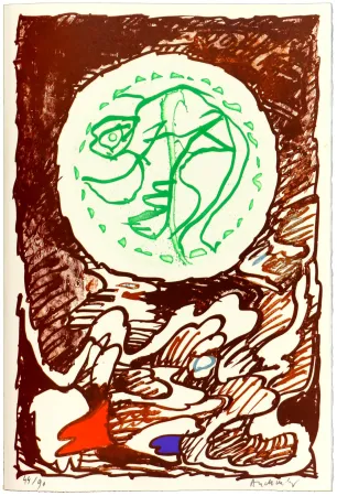 版画 Alechinsky - L'excédante 3