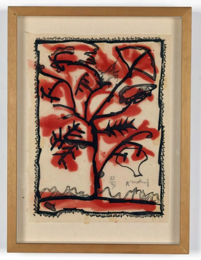 版画 Alechinsky - Lieu dit