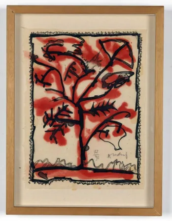 版画 Alechinsky - Lieu dit