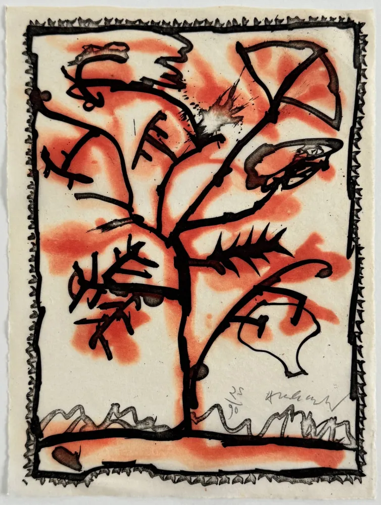 蚀刻飞尘法 Alechinsky - Lieu dit