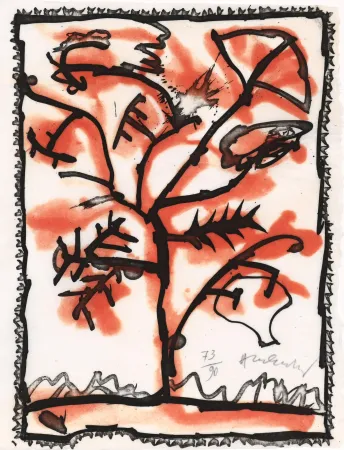 蚀刻飞尘法 Alechinsky - Lieu dit