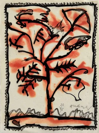 蚀刻飞尘法 Alechinsky - Lieu dit