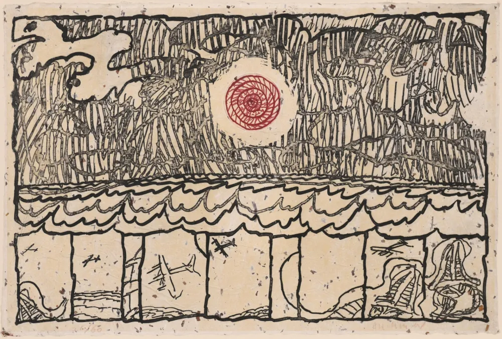 蚀刻飞尘法 Alechinsky - Ligne directe