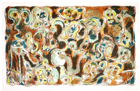 石版画 Alechinsky - L'inconditionnement humain