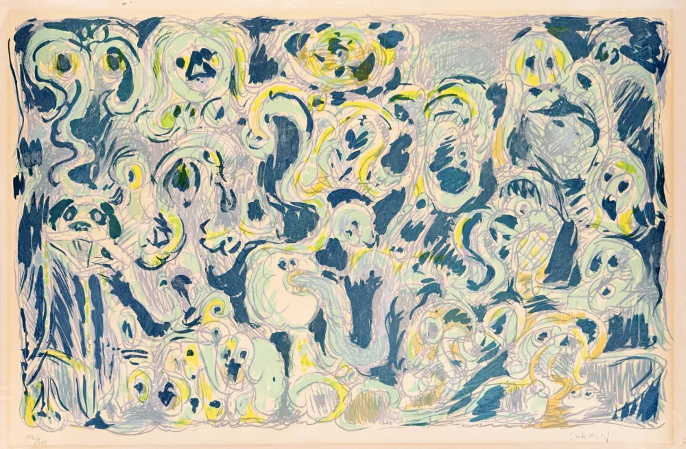 石版画 Alechinsky - L’inconditionnement humain