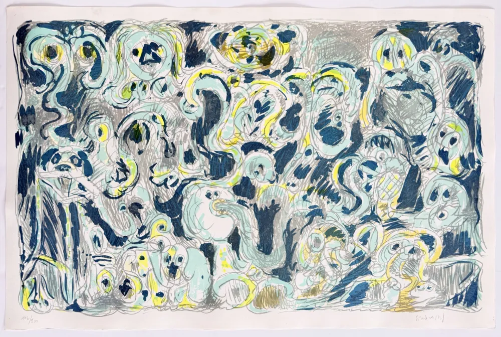 石版画 Alechinsky - L’inconditionnement humain