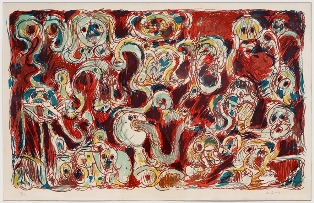 石版画 Alechinsky - L'inconditionnement humain