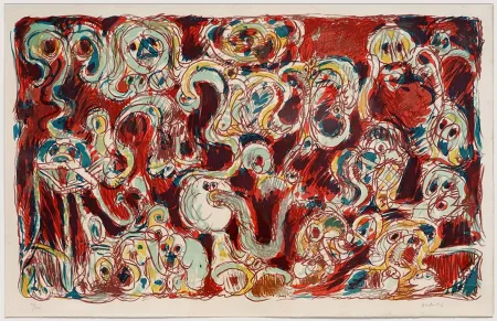 石版画 Alechinsky - L'inconditionnement humain