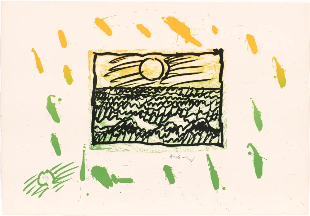 油毡版画 Alechinsky - Lino - Litho VII