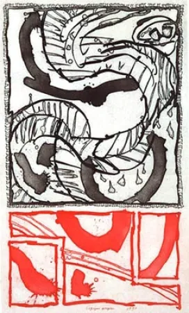 版画 Alechinsky - Logique propre