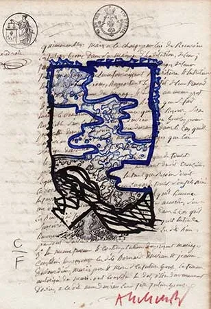 版画 Alechinsky - L'Or Noir