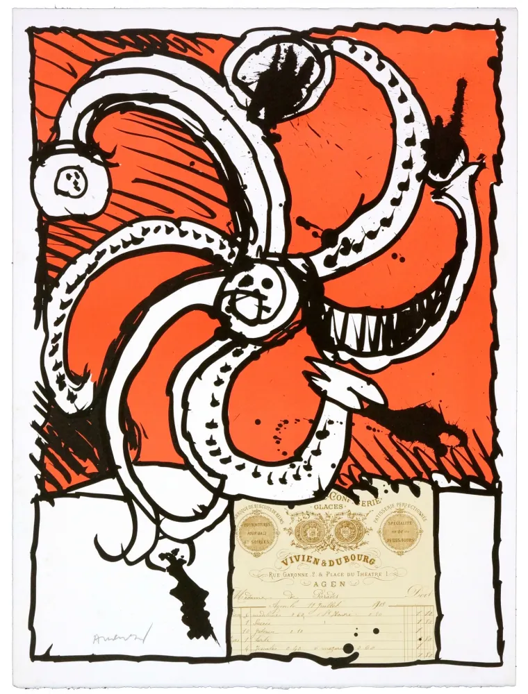 石版画 Alechinsky - Madame de Parades