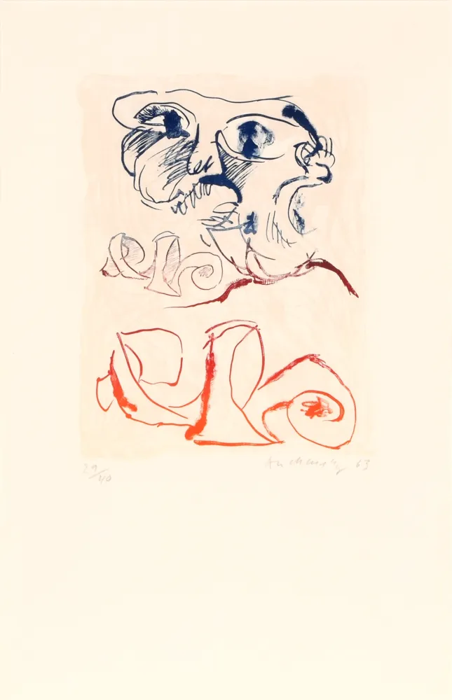 石版画 Alechinsky - Mangeur d'épluchures