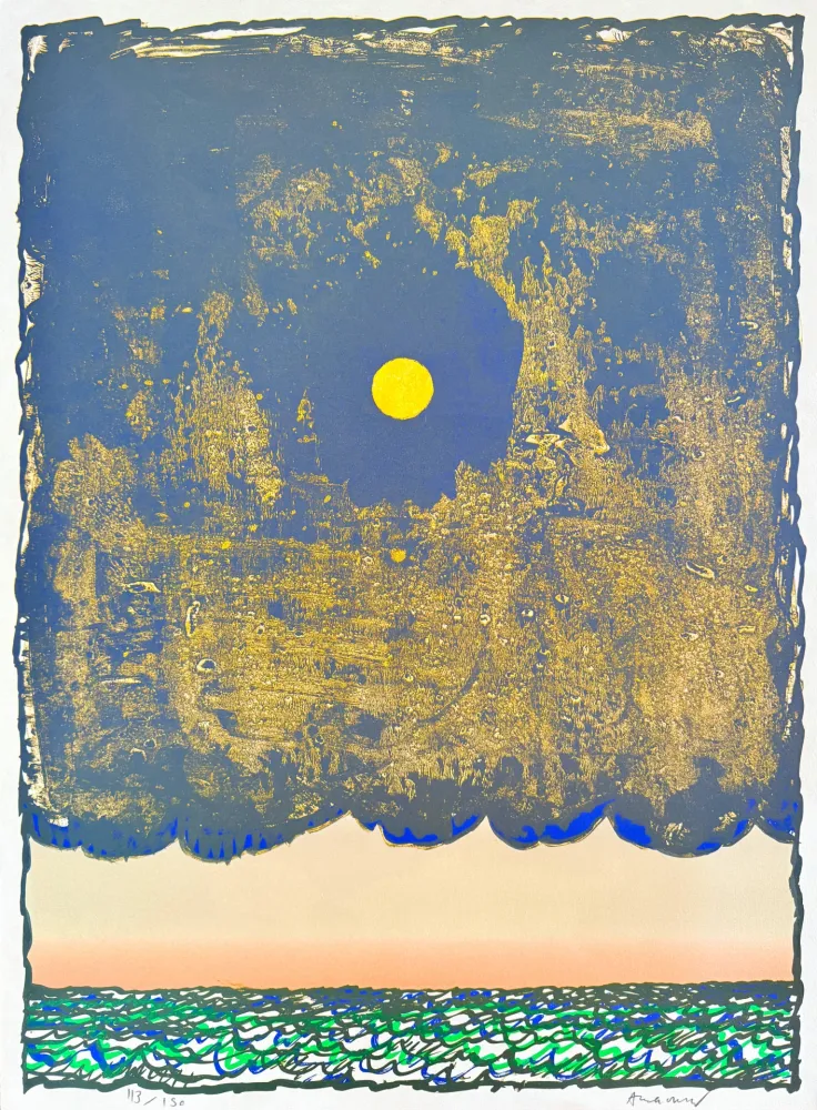 石版画 Alechinsky - Marée basse