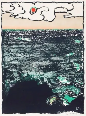 石版画 Alechinsky - Maree haute