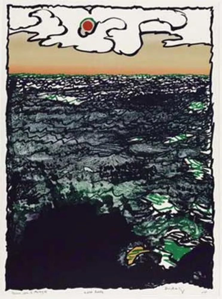 石版画 Alechinsky - Marée haute