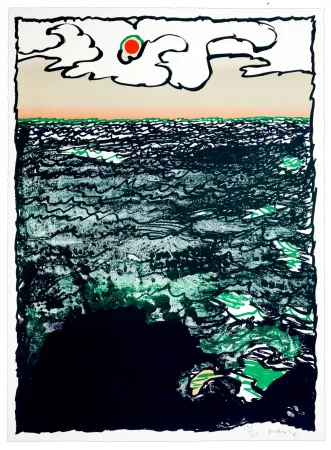 石版画 Alechinsky - Marée Haute 