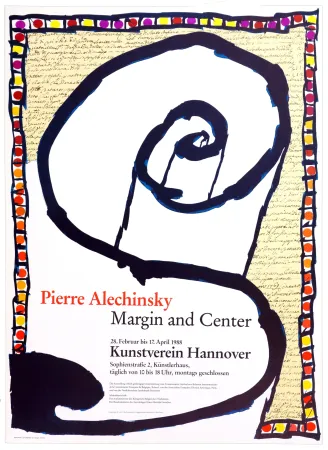 石版画 Alechinsky - Margin and Center