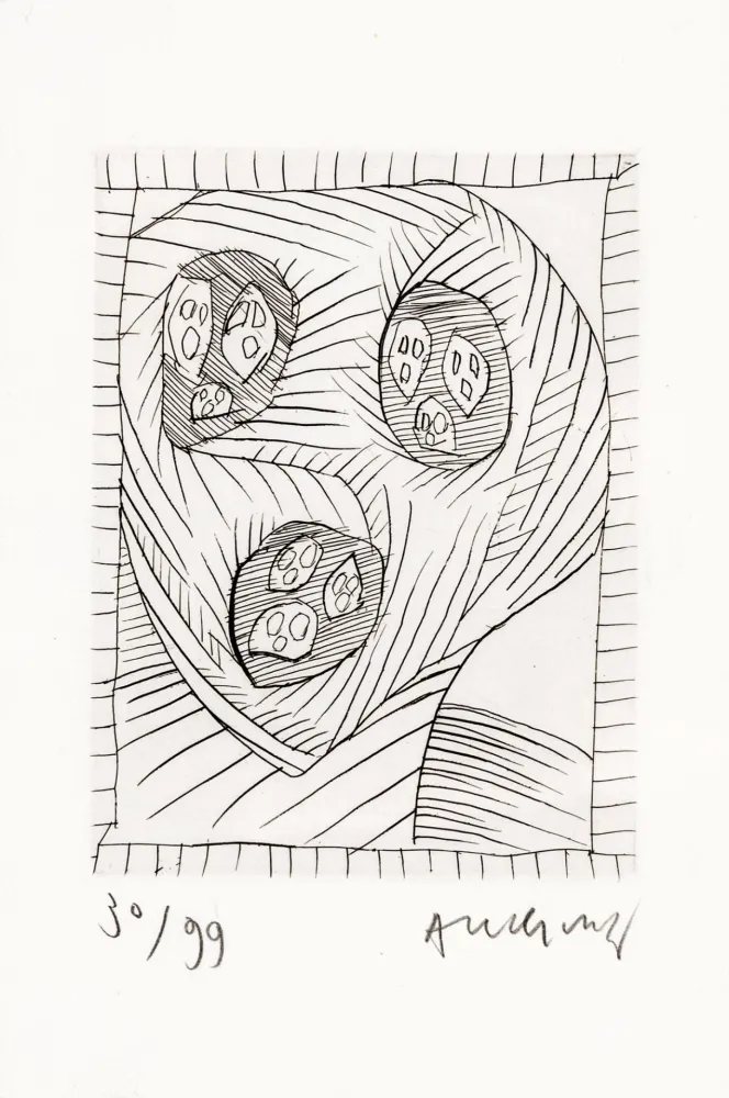 蚀刻版画 Alechinsky - Max Loreau