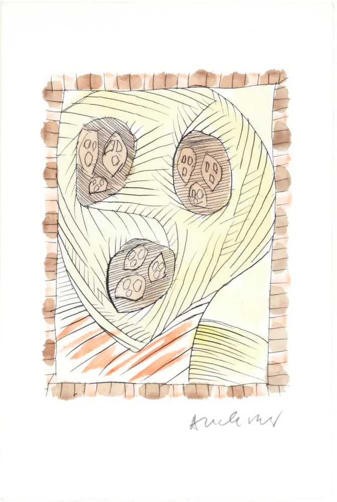 蚀刻版画 Alechinsky - Max Loreau