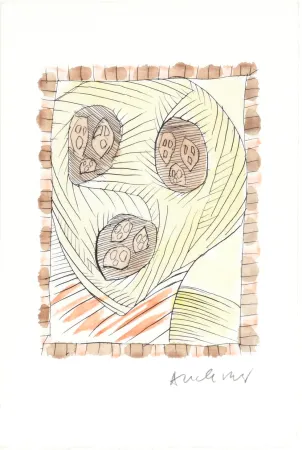 蚀刻版画 Alechinsky - Max Loreau