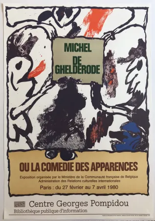 海报 Alechinsky - Michel de Gherolde / Centre Pompidou