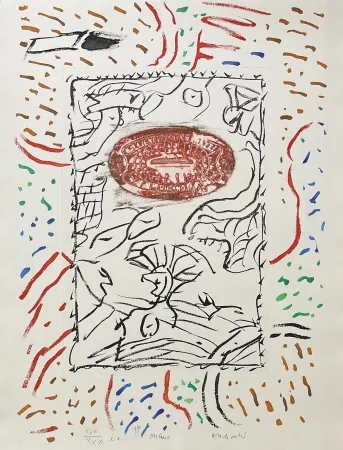 版画 Alechinsky - Milano