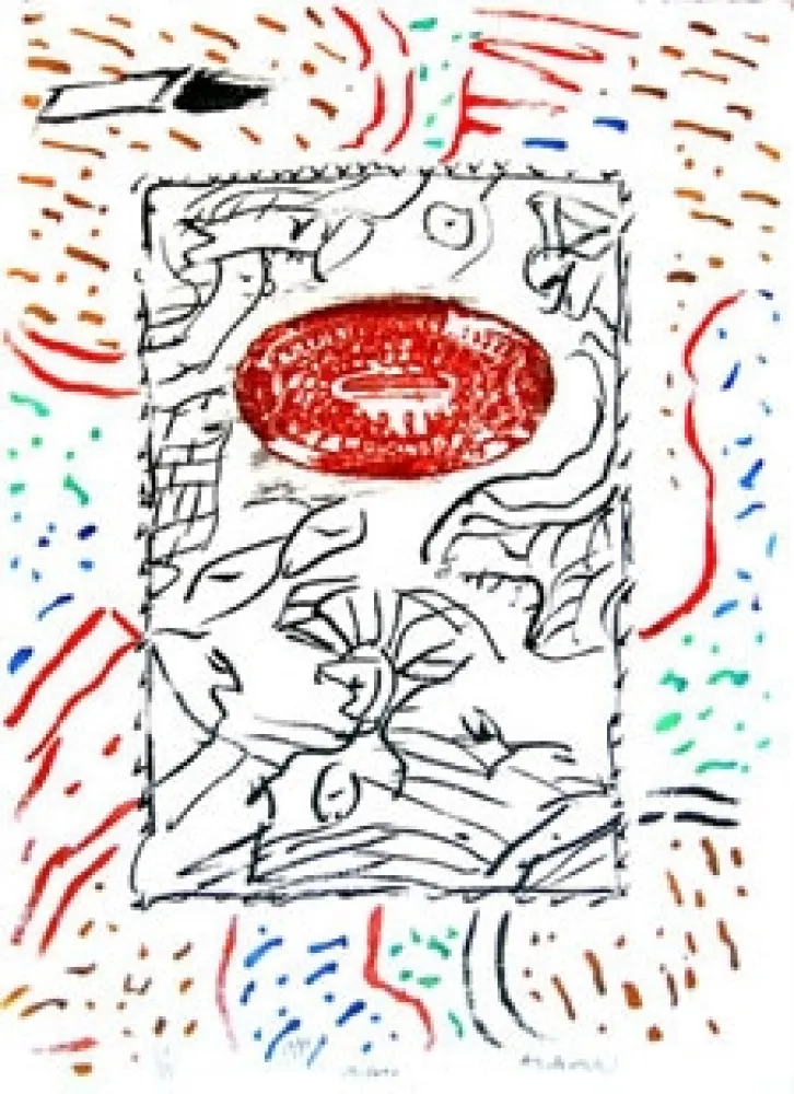 版画 Alechinsky - Milano