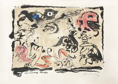 石版画 Alechinsky - Minorité etchnique