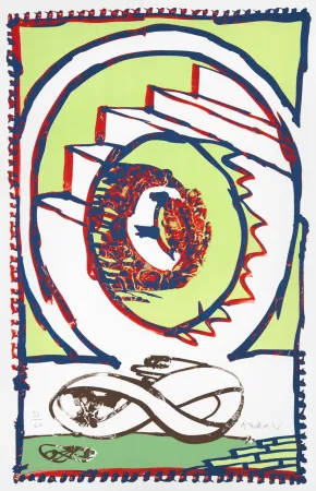 石版画 Alechinsky - Moebius