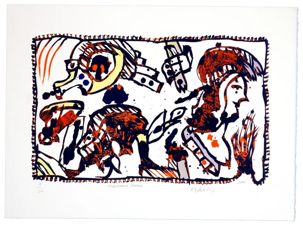 石版画 Alechinsky - Morceaux Choisis