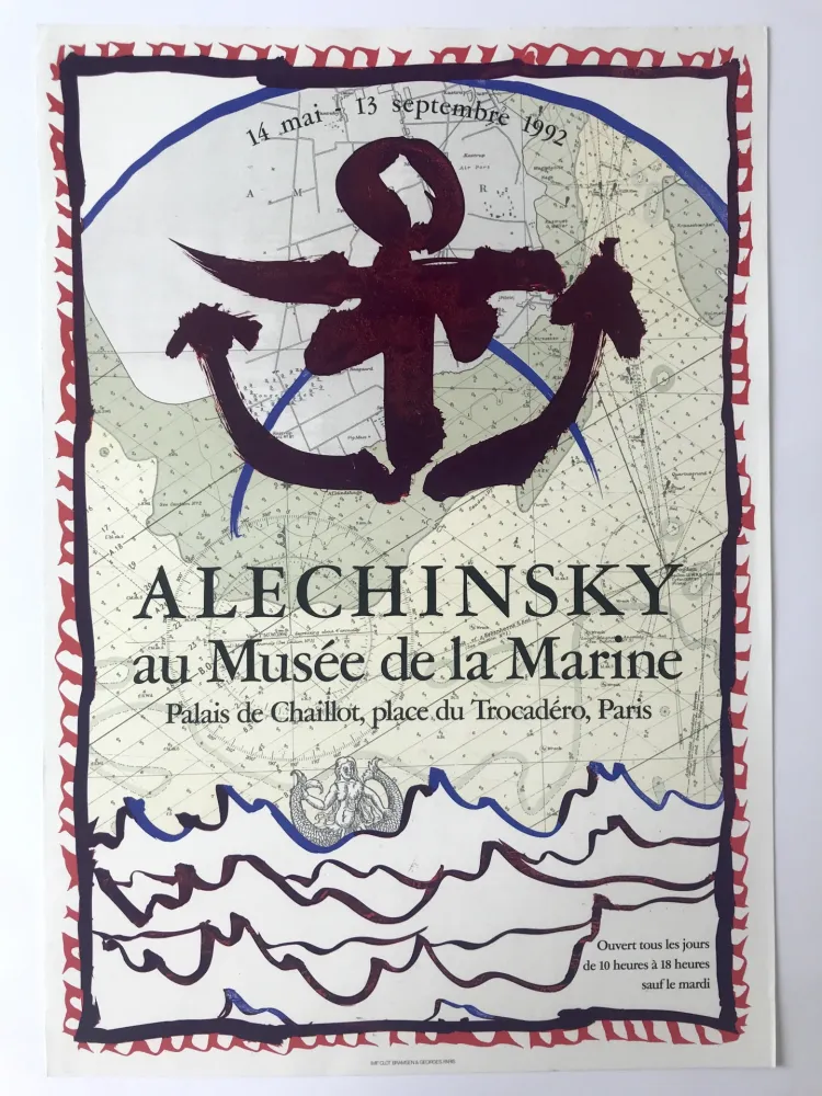 海报 Alechinsky - Musée de la Marine