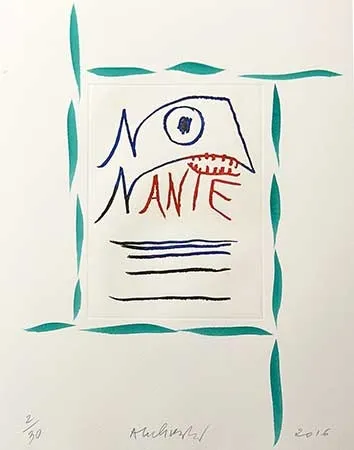 版画 Alechinsky - Nonante
