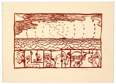 石版画 Alechinsky - Novotel I