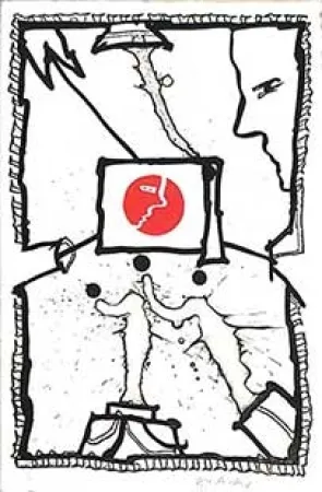 版画 Alechinsky - Odessa Mamma