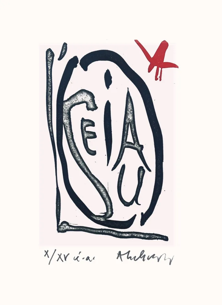 插图书 Alechinsky - Oiseau ailé des lacs