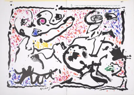 石版画 Alechinsky - One Cent life, 1964