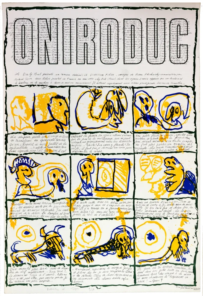 胶版印刷 Alechinsky - Onirodue