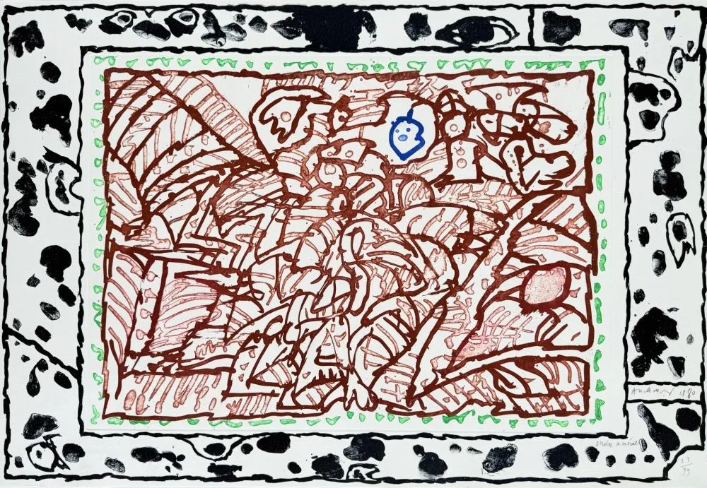 蚀刻版画 Alechinsky - Ordre Minéral